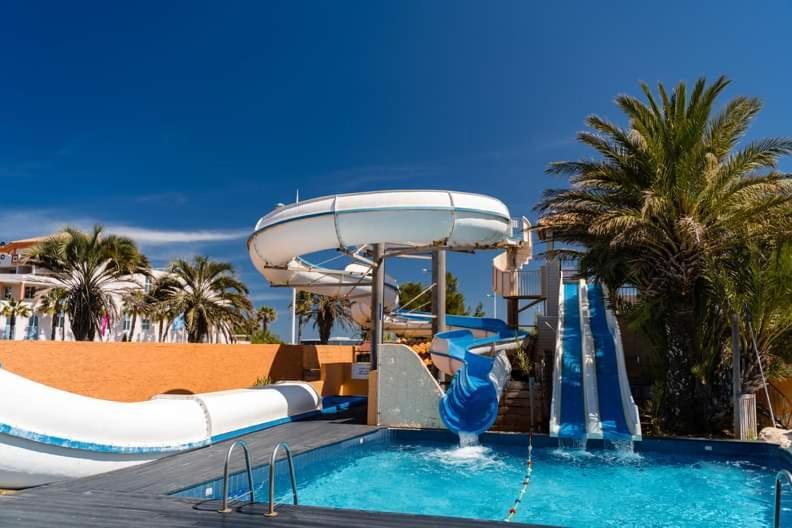 Mobil-Home Le Cocon Fun Pass Non Inclus Canet-en-Roussillon Extérieur photo