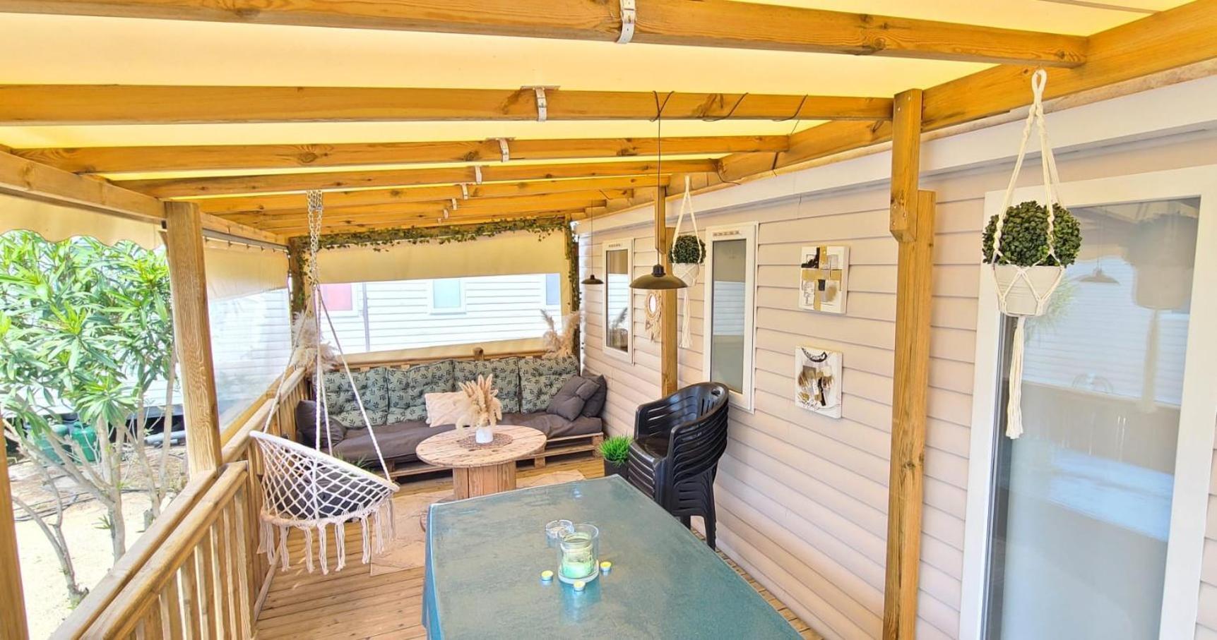 Mobil-Home Le Cocon Fun Pass Non Inclus Canet-en-Roussillon Extérieur photo